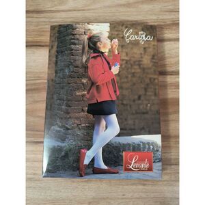 Levante Carina Girls Winter Weight Tights Black Size 10 Ages 9-11 Made in Italy